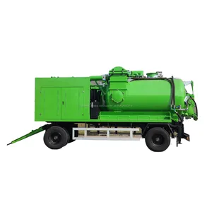 2019 proveedor de China grúa de remolque polvo mojado y seco de separación de descarga de aguas residuales camión