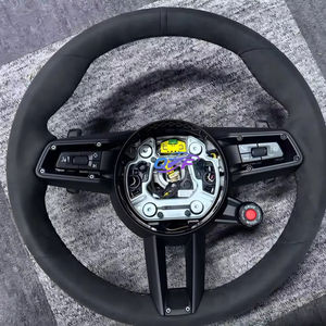 Volante de Fibra de Carbono LED Personalizado para Modelos Porsche 718 Boxster Cayman Taycan 996 911 981 957 958 991 - Product Image 1