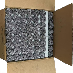 Penjualan terlaris piring baja tahan karat SS410 kawat penggosok piring bola penggosok untuk membersihkan piring - Product Image 4