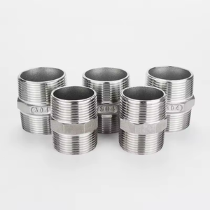 304 Thép Không Gỉ 1/2 3/4 Inch Nam Chủ Đề Vườn Nước Nối Ống Sửa Chữa Khớp Nối Nước Tap <span class=keywords><strong>Adapter</strong></span> - Product Image 4