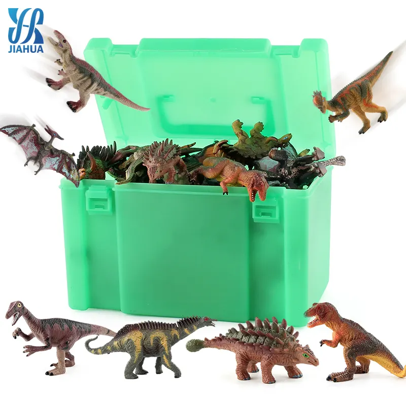 Set de dinosaurios y tiranosaurio para niños, modelo mundial de plástico Pvc, juguetes promocional, animales y dinosaurios
