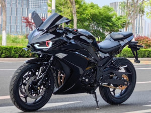 <span class=keywords><strong>Moto</strong></span> sportive <span class=keywords><strong>Euro</strong></span> 4 R3 Little Ninja HL200-4H bicylindre 400CC homologuée pour la route, <span class=keywords><strong>moto</strong></span> robuste Horizon V6 - Product Image 3