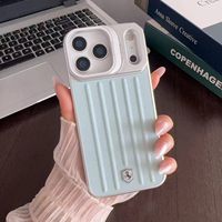 Casing Handphone Kulit Mewah Anti Benturan dengan Bingkai Kamera untuk Iphone 13 14 15 16 17 18 Pro Max Grosir