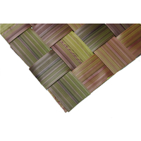Alfombra de Bambú Artificial de Diseño Tradicional, Nueva Alfombra de Bambú Tejida de Plástico para Decoración de Techos