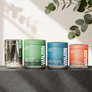 Muestras Gratis, Botellas de Cápsulas para Suplementos Médicos, Botella de Vidrio Ecológica Vatamina con Tapa, 150ml, 200ml, 250ml - Product Image 5