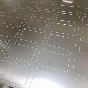 Plaque de contre-pression en acier sur mesure de qualité industrielle pour outil de rainurage, pliage et découpe de boîtes d'emballage - Product Image 3