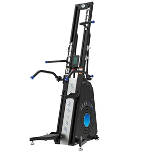 Não-slip texturizado pedais Cardio Aptidão Total Do Corpo Dobrável Vertical Máquina de Exercício Escalador Stepper