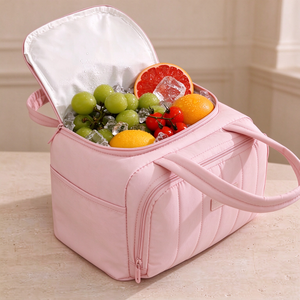2025 New Fashion Design Brand Waterproof Nylon 4-Person Travel Lunch <b>Bag</b> Custom Portable Large Capacity Zipper Outdoor <b>Bag</b> - Product Image 6