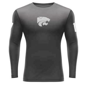 เสื้อคอมเพรสชั่นแขนยาวสีดำสำหรับผู้ชาย BETHERIVAL - Product Image 1