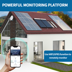 Lai trên lưới điện 5KW để 25kw quang điện năng lượng mặt trời năng lượng tấm hoàn chỉnh hệ thống năng lượng Kit với MPPT điều khiển để sử dụng nhà - Product Image 3
