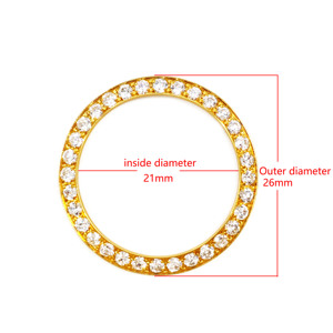 Accesorios para Relojes, <span class=keywords><strong>Bisel</strong></span> <span class=keywords><strong>de</strong></span> Acero Inoxidable con Zirconia Tipo Madera <span class=keywords><strong>de</strong></span> 26 mm, Compatible con el Modelo 69173 - Product Image 6