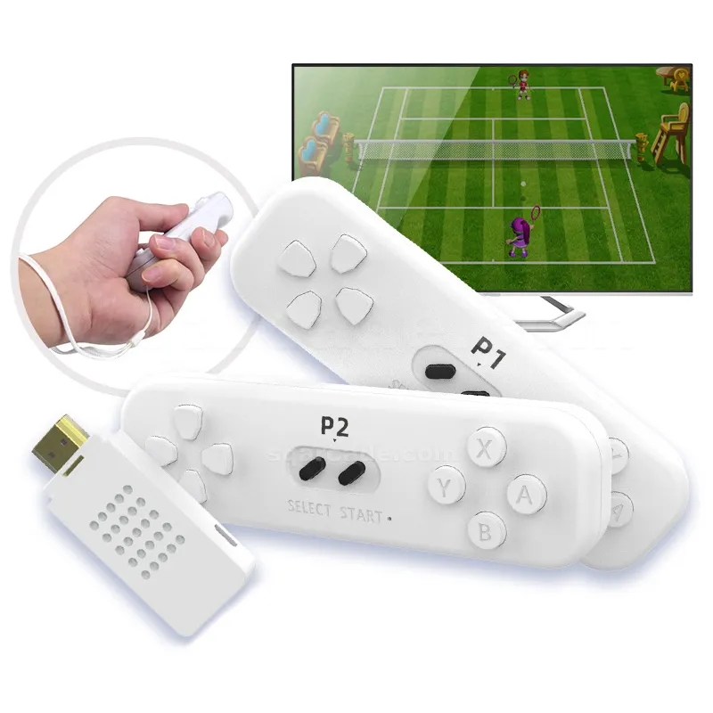 Stick Retro Game Somatosensory Remote Y2 Fit 4K TV box Console 2.4G Wireless Built in 800+ NES Video Game Console Downloadable