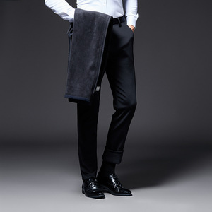 Ventes chaudes 2026 Costumes pour hommes Pantalons Formelle Affaires Dernière tendance Couleur noire Pantalons de cérémonie pour hommes Grande taille pour hommes - Product Image 3