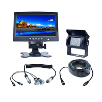Sistema de cámara de marcha atrás de alta resistencia AHD de 7 pulgadas, Monitor de camión, pantalla IPS, Kits de cámara de visión trasera para autobús escolar