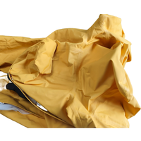 Vêtements de protection chimiques encapsulés de sécurité du corps entier en PVC flexible rouge/OEM pour la lutte contre l'incendie avec bottes et sac
