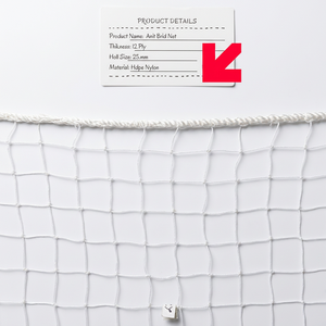 Filet anti-fourmis en nylon, 12 plis, mailles de 25 mm, protection des cultures agricoles, blanc, en HDPE, filet anti-fourmis en nylon 12 plis - Product Image 1