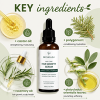 Ensemble Shampooing et Après-Shampooing Capillaire Herbal à la Biotine et au Romarin pour la Croissance des Cheveux, Anti-Chute, Épaississant, Soin Capillaire pour Hommes et Femmes, Traitement du Cuir Chevelu, OEM