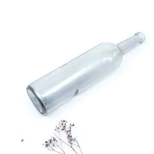 Venda por Atacado de Garrafas de Vinho Tinto e Brandy de 750ML, Transparentes e Foscas, com Tampa de Cortiça - Product Image 2