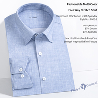 Camisas Casuales de Punto Transpirables de Spandex/Algodón para Hombre, Envío Directo de Fábrica