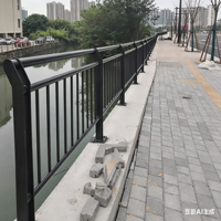 Garde-corps en acier inoxydable composite pour routes municipales, rivières, ponts - Protection de sécurité montée au sol