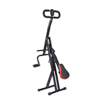 Máquina de equitación para entrenamiento de abdomen y piernas, máquina de ejercicio cardiovascular de bajo impacto para un entrenamiento de cuerpo completo