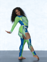 Costume de majorette sexy pour spectacle de danse, tenue de danse pour filles, uniforme de majorette de jazz avec cape