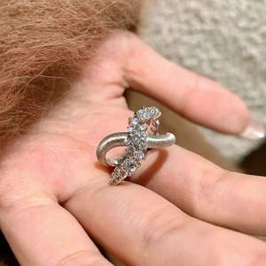 แหวนเงิน925เป็นรูปวงแหวนเพชร anillos redondos de moissanita En Plata de Ley 925วินเทจได้แรงบันดาลใจจากแหวนเงินสเตอริง - Product Image 1