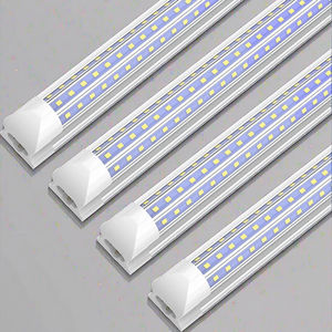 T8 LED dükkanı ışık d-şekil 2/3/4/5/6/8 ayaklar aydınlatma 90w Led tüpler işık temizle kapak Warehouse depo süpermarket fabrika için - Product Image 1
