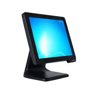 Ordinateur tout-en-un avec écran tactile capacitif en alliage d'aluminium de 15 pouces, processeur I5 ou I7, ventilateur ou sans ventilateur, avec Windows/Linux/Android et Wi-Fi 6