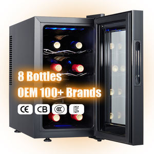 Refroidisseur <span class=keywords><strong>à</strong></span> <span class=keywords><strong>vin</strong></span> thermoélectrique électrique sur pied, fabriqué sur mesure en usine, 8 <span class=keywords><strong>bouteilles</strong></span>, 23 litres, <span class=keywords><strong>meilleur</strong></span> refroidisseur <span class=keywords><strong>à</strong></span> <span class=keywords><strong>vin</strong></span> - Product Image 2