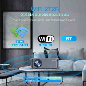 XNANO Nuevo <span class=keywords><strong>Barato</strong></span> X1H Proyectores Nativo 1080P Full HD <span class=keywords><strong>Proyector</strong></span> <span class=keywords><strong>Bluetooth</strong></span> WIFI Video Laptop Smartphones Proyectores portátiles para el hogar - Product Image 6