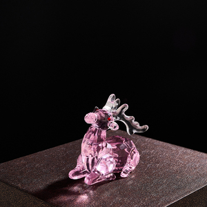 Trofeo per Cani in Vetro e <span class=keywords><strong>Cristallo</strong></span> Multicolore Personalizzato, Decorazione da <span class=keywords><strong>Tavolo</strong></span> Creativa e Brillante, Confezione Regalo - Product Image 3