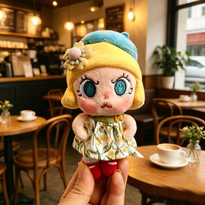 Angry Molly Plush Pendant Doll Clothes Heart Fire Bloom Series Candy <strong>Party</strong> Dress Western-style Unisex 14 Years Reusable Easy - Product Image 2