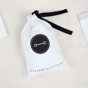 Bolsa de Algodón Blanca con Cordón y Logotipo Personalizado, Bolsa de Regalo para Joyería, Duradera y de Alta Calidad - Product Image 6