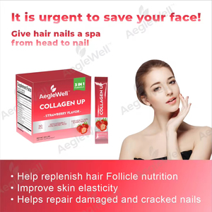 Suplemen Bubuk Kolagen Peptida Sapi Terhidrolisis AegleWell OEM untuk Mencerahkan Kulit dan Meningkatkan Kecerahan Minuman - Product Image 5