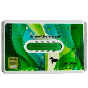 Ensemble de 24 couleurs de <span class=keywords><strong>gouache</strong></span> en gel Maries pour débutants, étudiants en art, peinture acrylique, convient pour la peinture à l'aquarelle, boîte de toile - Product Image 5