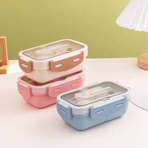 Lonchera de Plástico PP Ecológica con Logotipo Personalizado Estilo Japonés de Grado Alimenticio, Lonchera Bento para Niños, Recipientes para Almacenar Alimentos - Product Image 2