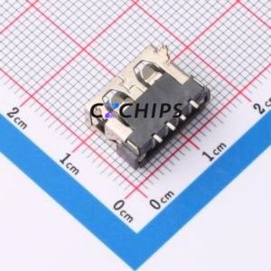 XUBF-012-0401 <b>USB</b> Connector Bent Lead Through Hole Connector Type-<b>A</b> <b>USB</b> <b>2.0</b> Female Right Angle Insert - Product Image 2