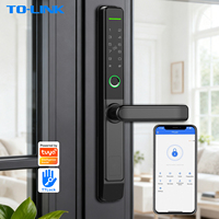 Cerradura Digital Inteligente para Puerta Corredera, con Huella Dactilar, TTLock, Tuya, Zigbee, para Puerta de Aluminio