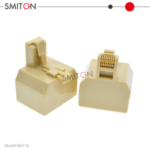 <span class=keywords><strong>Rj45</strong></span> 8P8C 3 cách Nữ Modular Straight-thru <span class=keywords><strong>Adapter</strong></span> cho kết nối điện thoại - Product Image 6