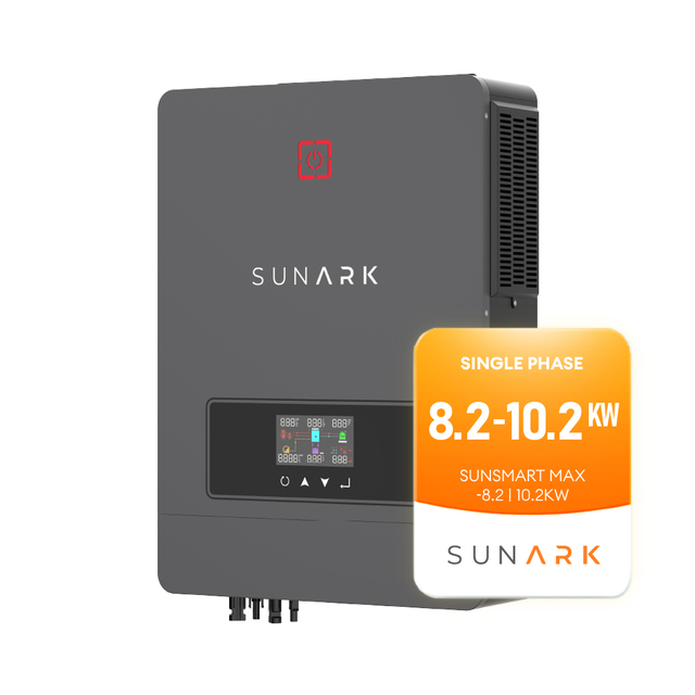 Sunark High Frequency Solar Storage Hybrid Inverter 195-253VAC 6000W Dual/Single Output Pure Sine Wave Power Inverter