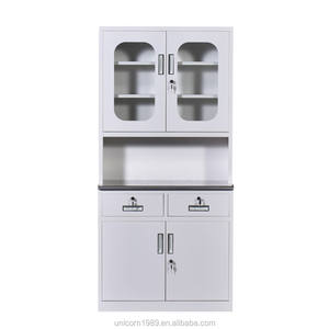 Haute qualité Top vente porte de placard médical <span class=keywords><strong>armoire</strong></span> de meubles dentaires hôpital en métal verre <span class=keywords><strong>armoire</strong></span> en acier inoxydable - Product Image 2