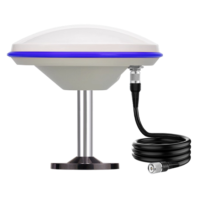 HU444-2 Four-star Full-frequency High-precision IP67 Waterproof 5.5dBi Antenna Lawn Mower GNSS Positioning Receiver Antenna