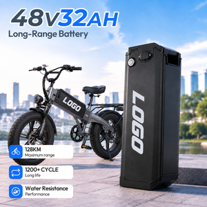 Vélo cargo électrique D32 48V32Ah, autonomie 128 km, pneus larges de 20 pouces, frein à disque, cadre en aluminium - Product Image 2