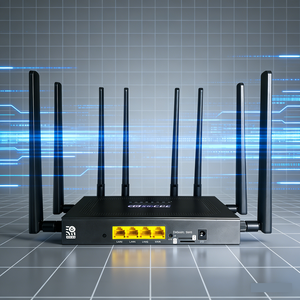 Bộ định tuyến Wifi6 Mesh 5G hai SIM, băng tần kép 2.4G&5.8G, 3000ax, RAM <span class=keywords><strong>DDR3</strong></span> 256MB, dùng cho gia đình, doanh nghiệp, văn phòng, trong nhà, có tường lửa và VPN - Product Image 1