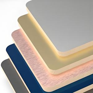 새로운 장식 재료 방수 방음 쉬운 설치 대나무 숯 나무 베니어 질감 벽 패널 인테리어 - Product Image 2