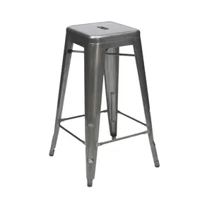 Black Bar Stool Metal Stackable Fashion Bar Stool Metal Bar Chair HYX-504A