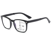 Lunettes de lecture pliables multifocales photochromiques tendance pour hommes, vision de près et de loin, protection contre la lumière bleue et les UV