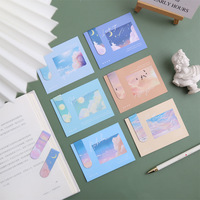 Marque-pages magnétiques en papier, série Soleil Lune Étoiles, marque-page imprimé, marque-page photo exquis, marque-page commémoratif, cadeau promotionnel, vente en gros