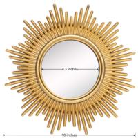 Décoration Intérieure Miroir en Verre Doré Style Nordique pour Chambre Salon Moderne Ensemble Accents Art Luxe Décoration Murale pour la Maison